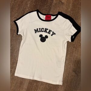 Disney Mickey Mouse Kids Tee - White and Black